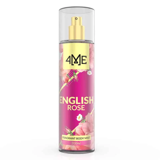 4me English Rose Fragrant Body Mist 200ml
