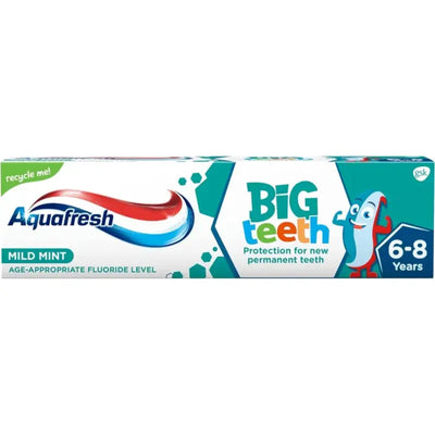 AquaFresh Mild Mint Big Teeth 6-8 Years Tooth Paste 50ML