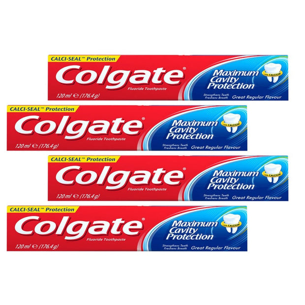 COLGATE PAST MAXIUM CAVITY PROTECTION 120ML pack of 4