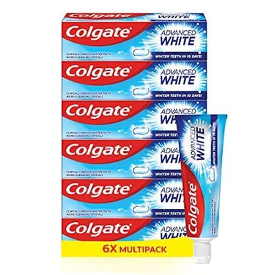 Colgate Advance White Tooth Paste 100ML pack of 6X