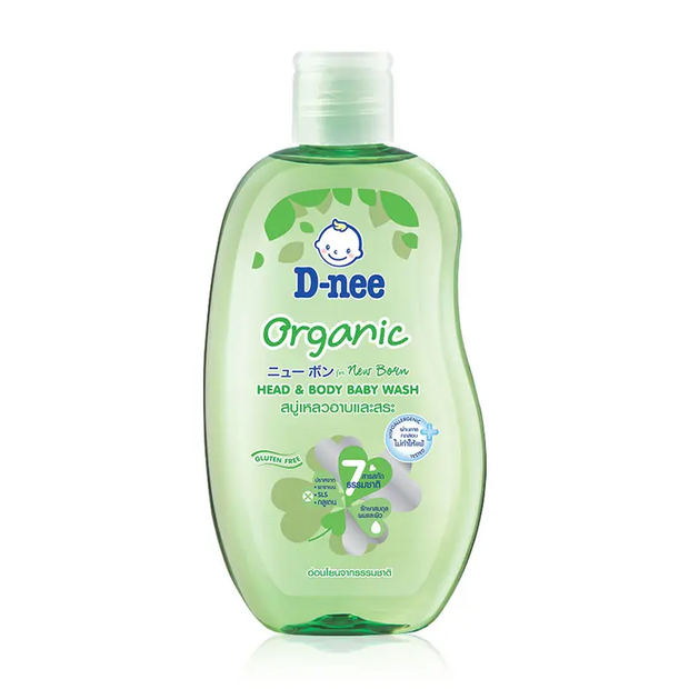 D-Nee Organic Bath and Shampoo Liquid Soap 200ml
