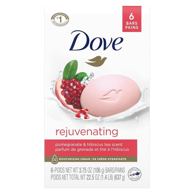 Dove Beauty Bar Rejuvenating 106Gram Pack Of 6X USA