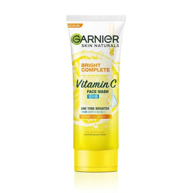 Garnier Bright Complete Vitamin C Face Wash Scrub 100ML