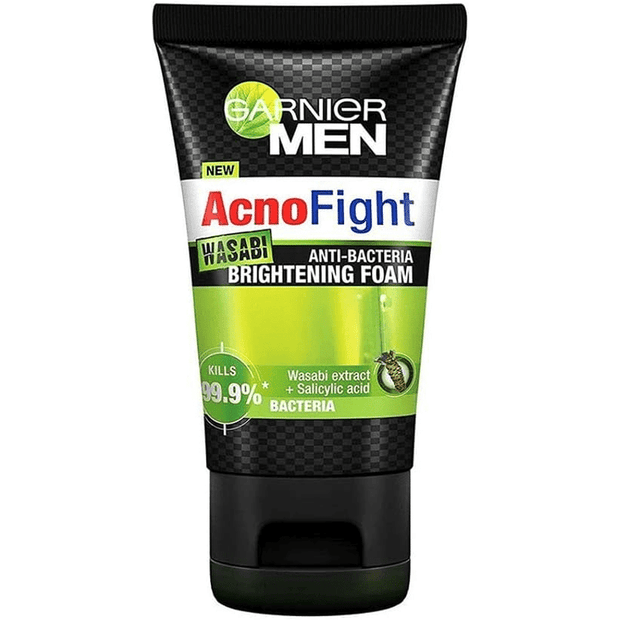 Garnier Men Acno Fight Wasabi Anti-Bacteria Brightening Foam 100ml