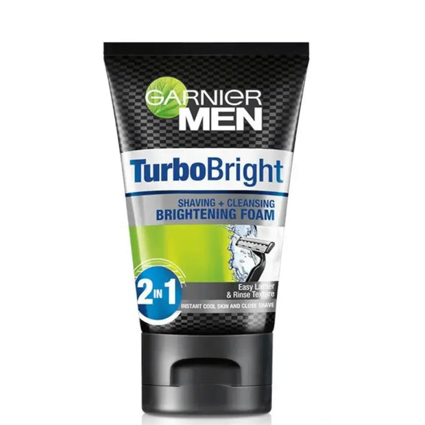 Garnier Men TurboBright 2in1 Brightening Foam 100ML