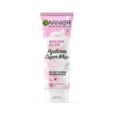 Garnier Sakura Glow Hyaluron Super Whip Face Wash Foam 100ML