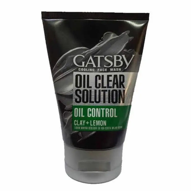 Gatsby Men Oil Clear Solution Oil Control Clay + Lemon Face Wash 100ML