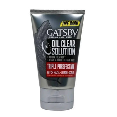 Gatsby Men Oil Clear Solution Triple Porefection Face Wash 100ML