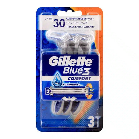 Gillette Blue3 Comfort 3 Pack Razor Bag