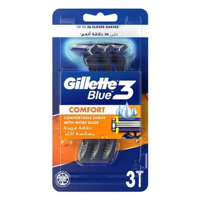 Gillette Blue3 Comfort New 3 Pack Razor Bag