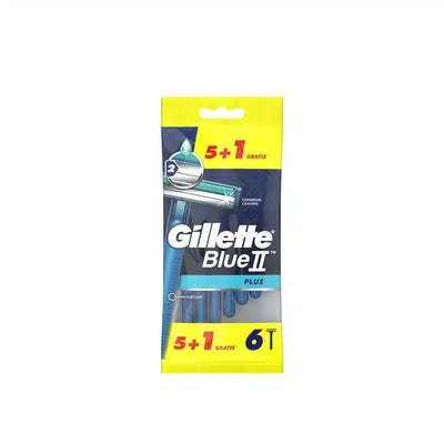 Gillette Blue II Plus Razor 5+1 Pouch