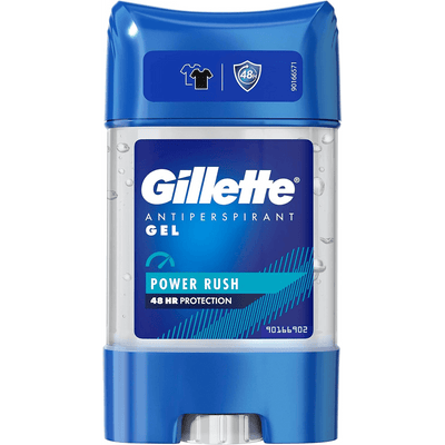 Gillette Clear Gel Power Rush Antiperspirant, 70ml