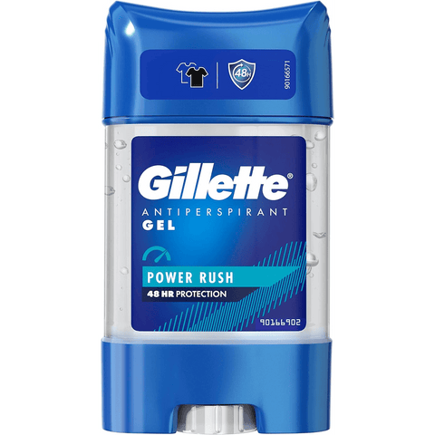 Gillette Clear Gel Power Rush Antiperspirant, 70ml