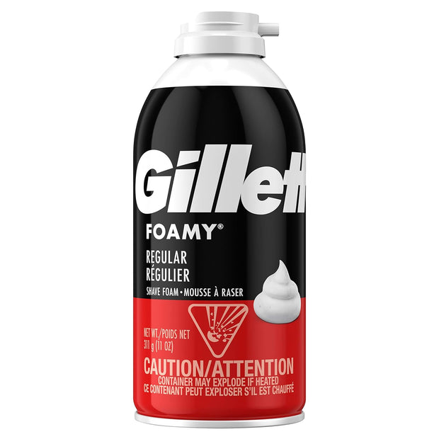 Gillette Foamy Regular Red Skin Shaving Cream 311Gram