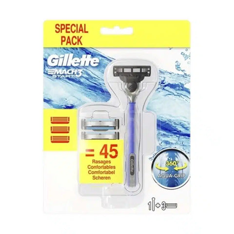 Gillette Mach3 Start Razor 3Up