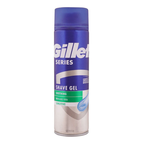 Gillette Series Soothing With Aloe Vera Sensitive Shaving Gel 200ml