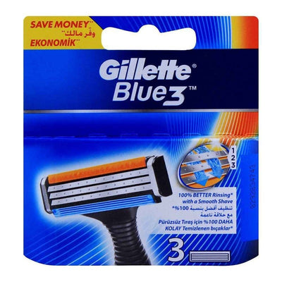 Gillette Shaving Blue3 Blade Pack Of 3’s