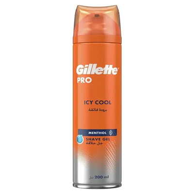 Gillette Pro Icy Cool Menthol Shave Gel 200ML
