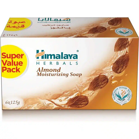 Himalaya Almond Moisturizing Soap 125g Pack of 6