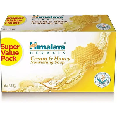 Himalaya Cream Honey Nourishing Soap 125g Pack of 6