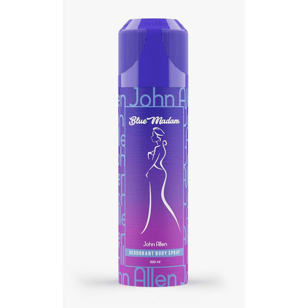 John Allen Blue Madam Deodorant Body Spray 200ml