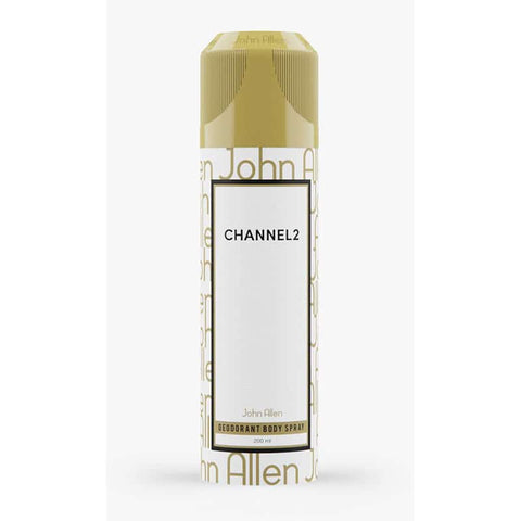 John Allen Channel 2 Deodorant Body Spray 200ml