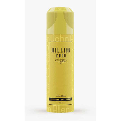 John Allen Million Euro Deodorant Body Spray 200ml