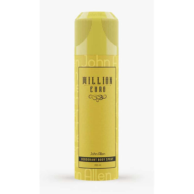 John Allen Million Euro Deodorant Body Spray 200ml