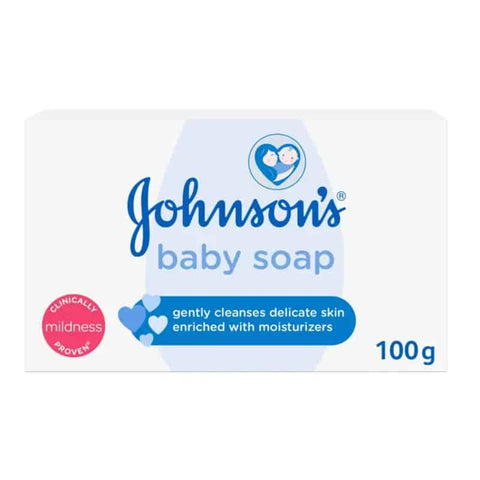 Johnson Baby Soap Cleanses Gently White 100G