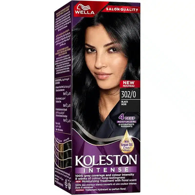 Koleston Intence Wella Hair Color 302 Black Noir koleston