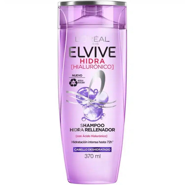 LOreal Paris Shampoo Hidra Hialuronico Elvive 370 ml