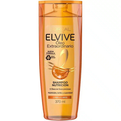 LOreal Paris Shampoo Óleo Extraordinario Elvive 370 ml