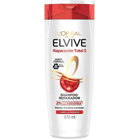 LOreal Paris Shampoo Reparacion Total 5 Elvive 370 ml