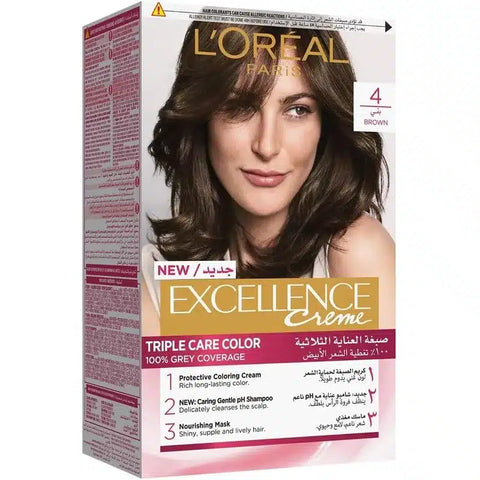 Loreal paris 4 Brown Excellence Creme New