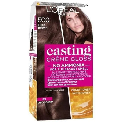 Loreal paris 500 Light Brown Casting Creme Gloss No Ammonia