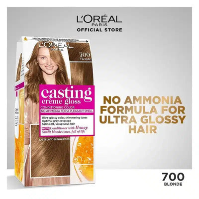 Loreal paris 700 Blonde Casting Creme Gloss No Ammonia