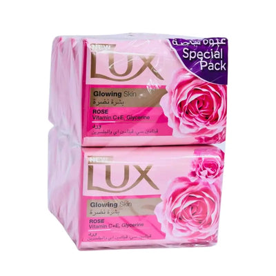 Lux Glowing Skin Rose Beauty Bar Soap 170G Pack Of 6