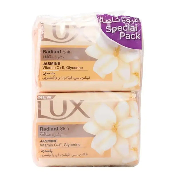 Lux Radiant Skin Jasmin Beauty Bar Soap 170G Pack Of 6