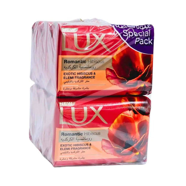 Lux Romantic Hibiscus Beauty Bar Soap 170G Pack Of 6