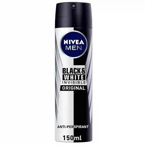 NIVEA Men Black & White Invisible Original Body Spray 150ml