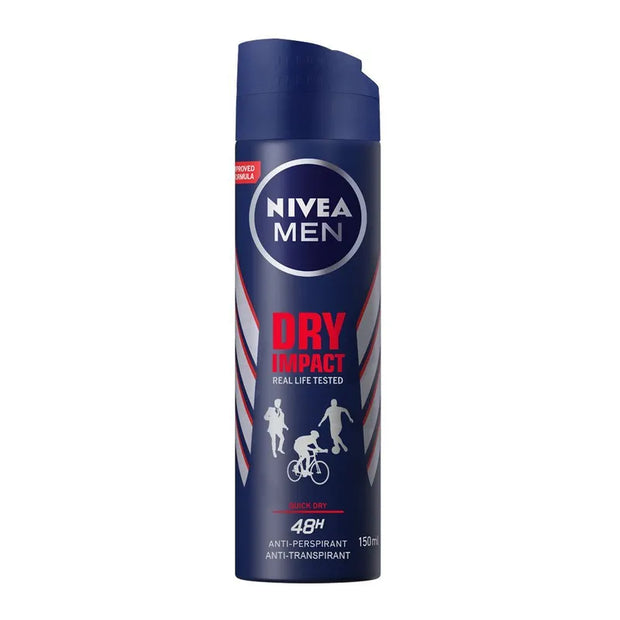 Nivea Dry Impact Male Body Spray 150ML