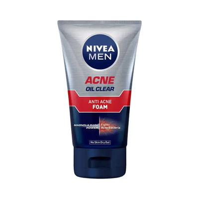 Nivea Men Acne Oil Clear Anti Acne Foam Face Wash 100ML