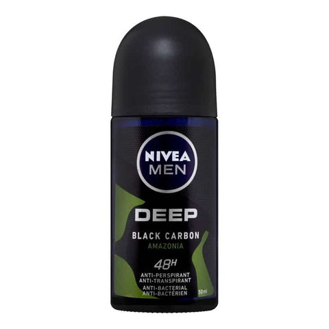 Nivea Men Deep Black Carbon Amazonia Roll ON 50ml