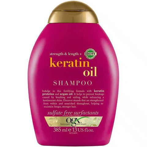 OGX Strength and length Keratin Oil Shampoo 385ml