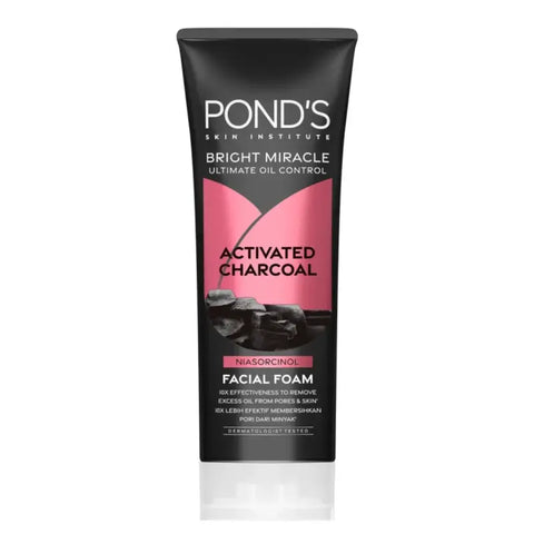 Ponds Bright Miracle Activated Charcoal Facial Foam 100ML