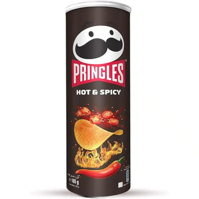 Pringles Hot And Spicy Flavour Potato Chips 165gm