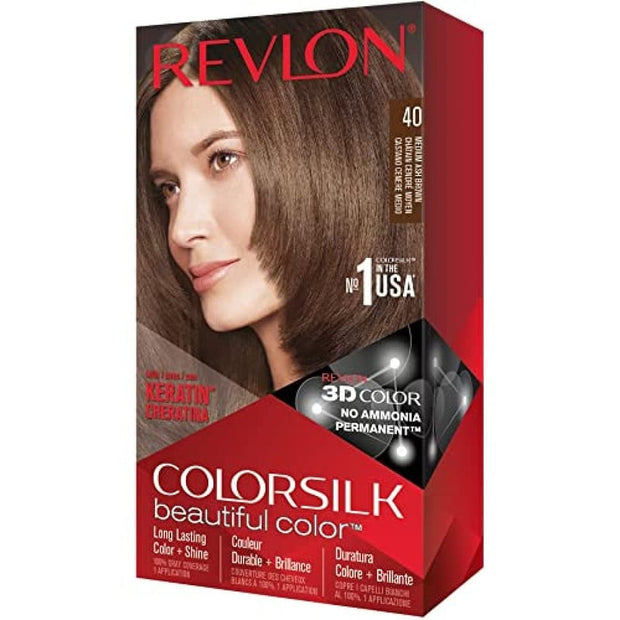 Revlon ColorSilk 40 Medium Ash Brown