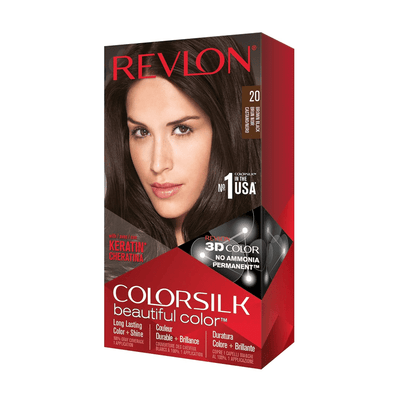 Revlon Color Silk Hair Color 20 Brown Black