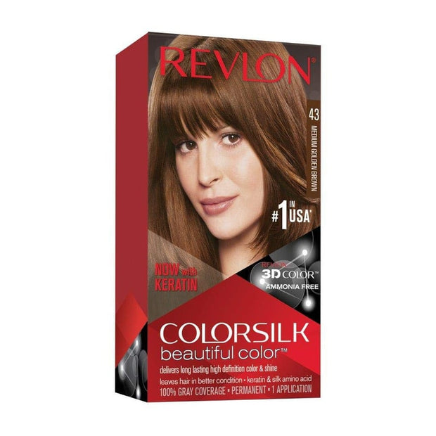 Revlon Colorsilk 43 Medium Golden Brown