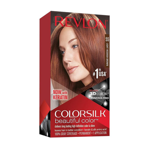 Revlon Hair Color 55 Light Reddish Brown